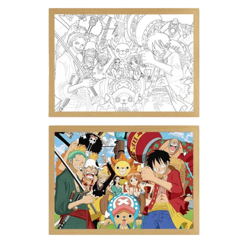 One Piece LED Painting Lamp - A4 Size - Mikomarastudio