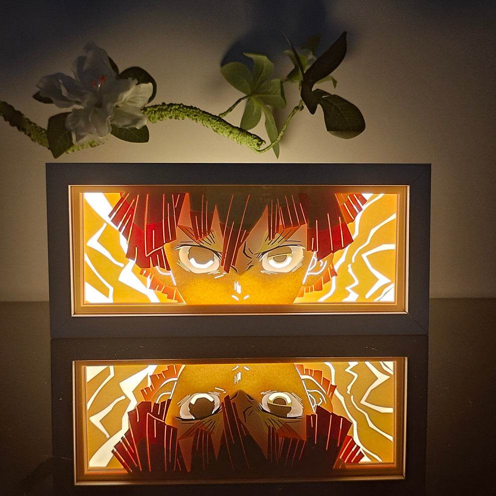 Demon Slayer: Zenitsu Lightbox - Mikomarastudio