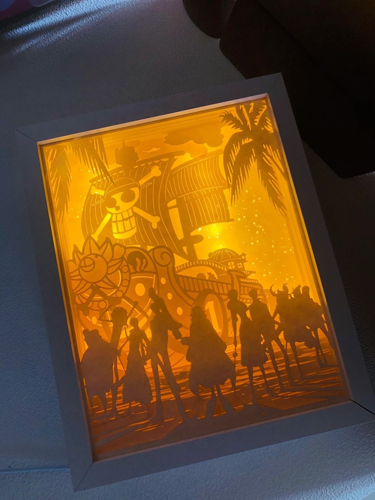 One Piece: Straw hat pirates LED Painting