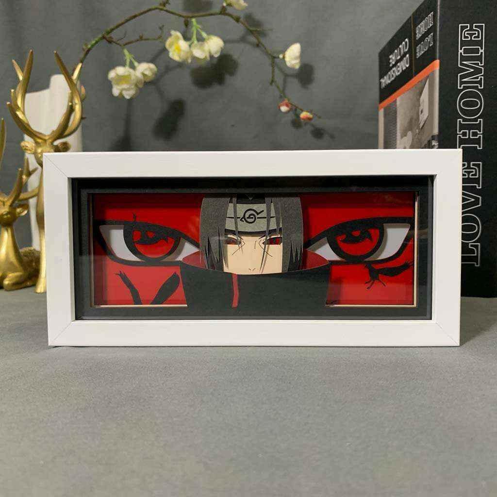 Naruto: Itachi eyes Lightbox - Mikomarastudio