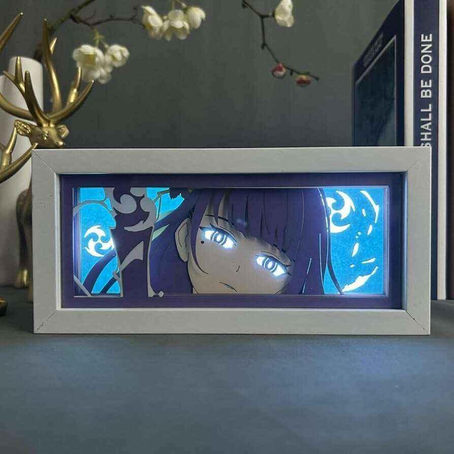 Genshin Impact: Raiden Shogun Light-box - Mikomarastudio