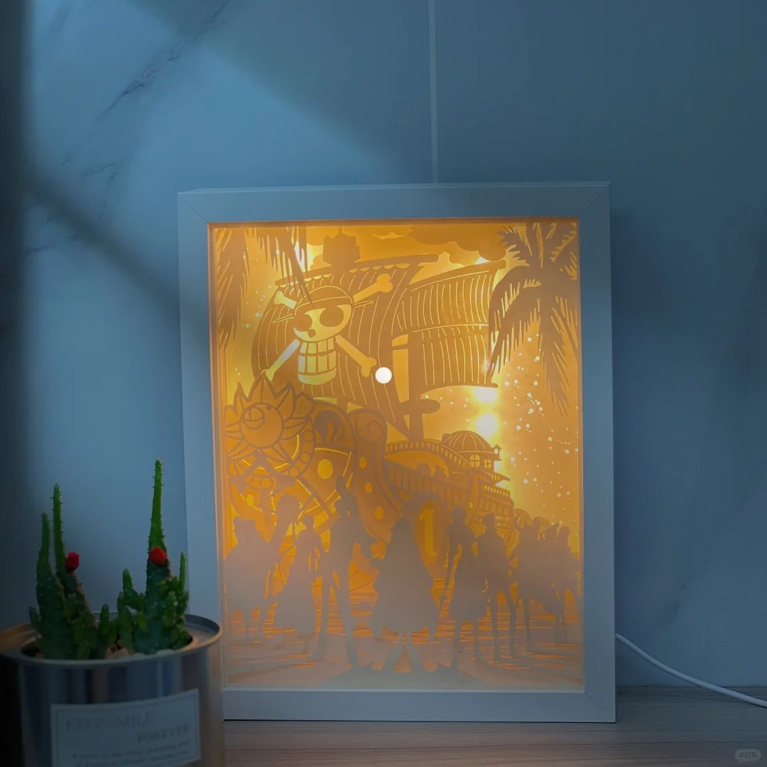 One Piece: Straw hat pirates LED Painting