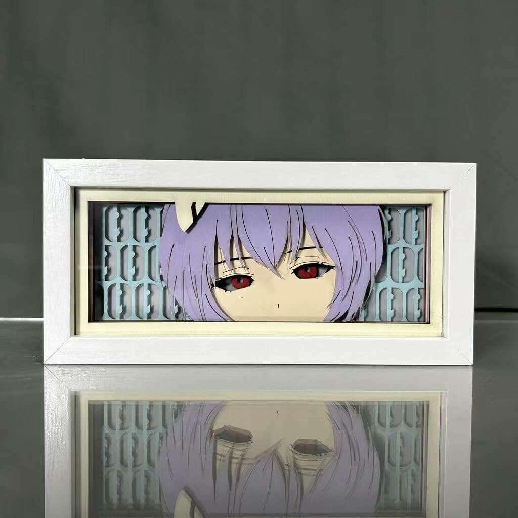 Ayanami Rei Lightbox - Mikomarastudio