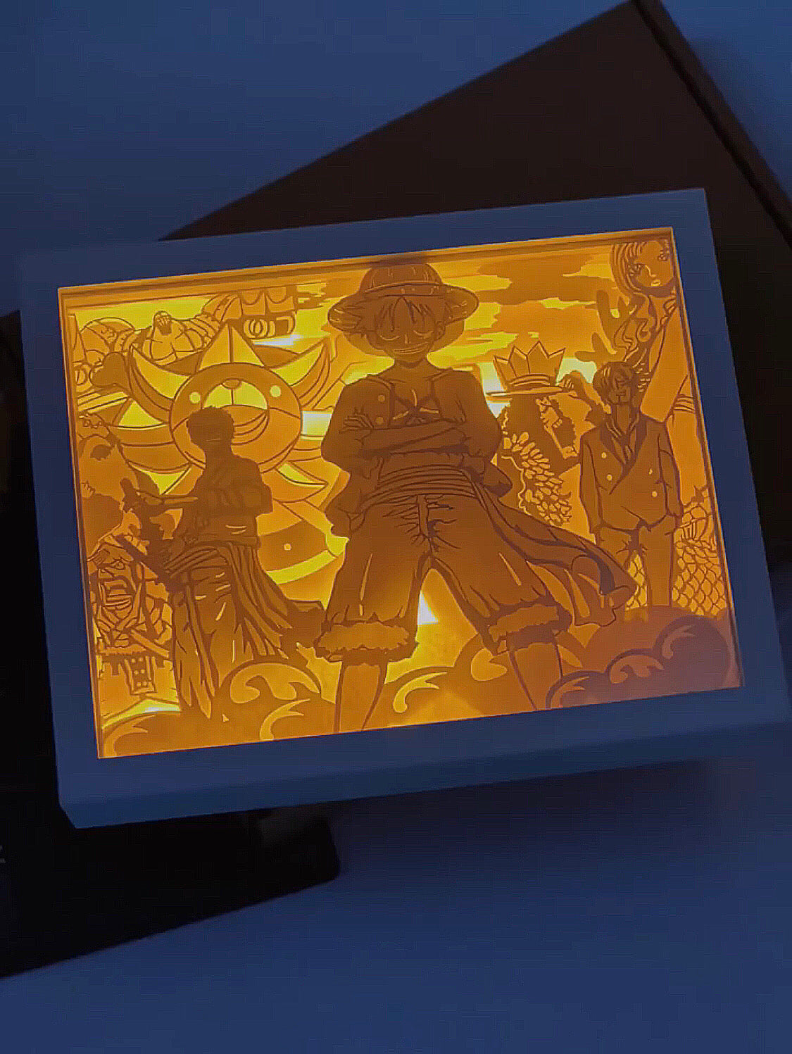 One piece: Zoro, Luffy and Sanji LED Painting