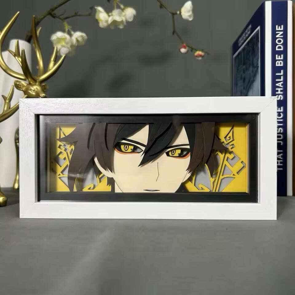 Genshin Impact: Zhongli Light-box - Mikomarastudio