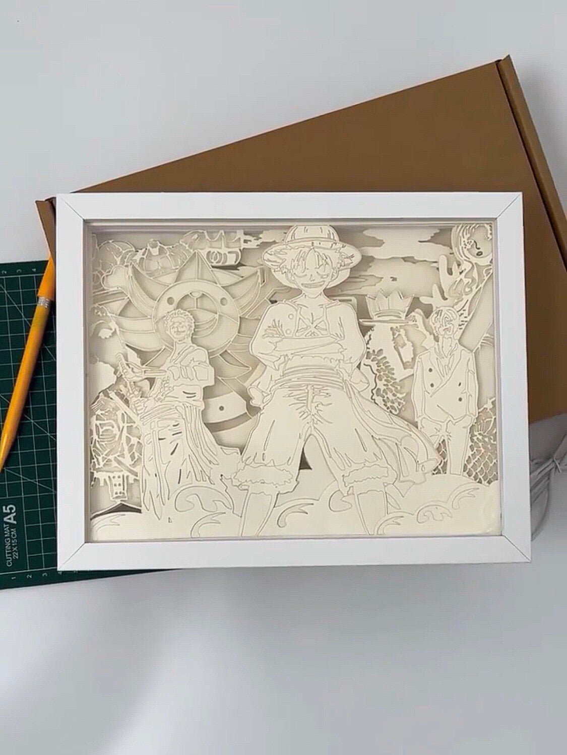 One piece: Zoro, Luffy and Sanji LED Painting