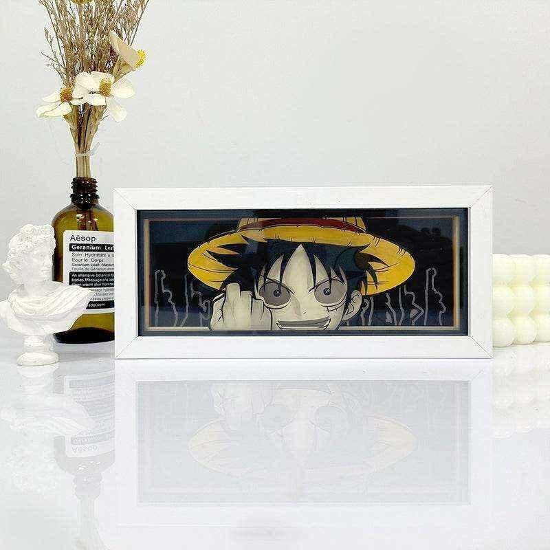 One Piece: Luffy Lightbox - Mikomarastudio