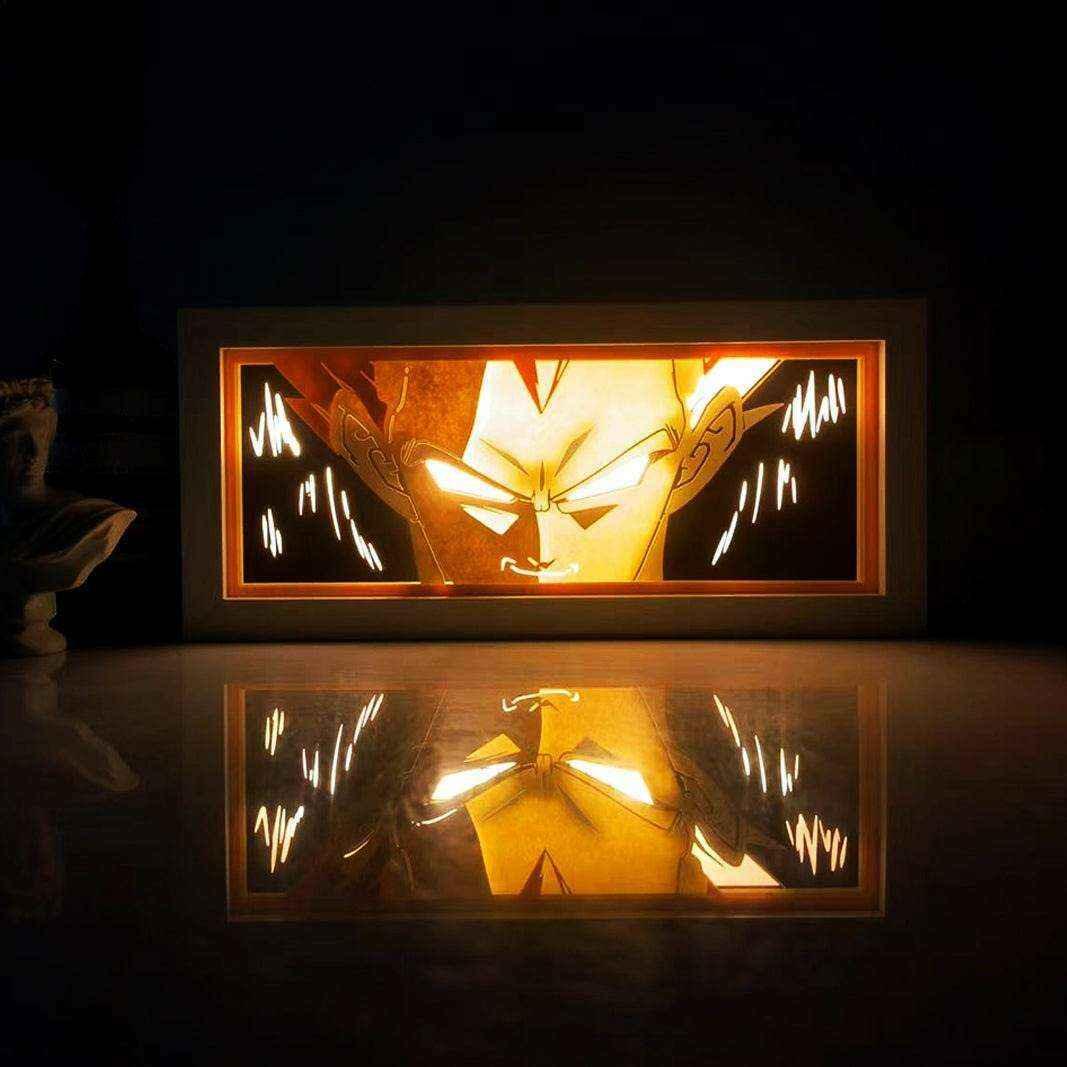 Dragon ball: Vegeta Lightbox - Mikomarastudio