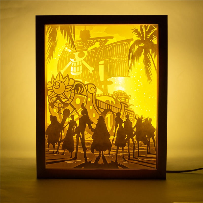 One Piece: Straw hat pirates LED Painting