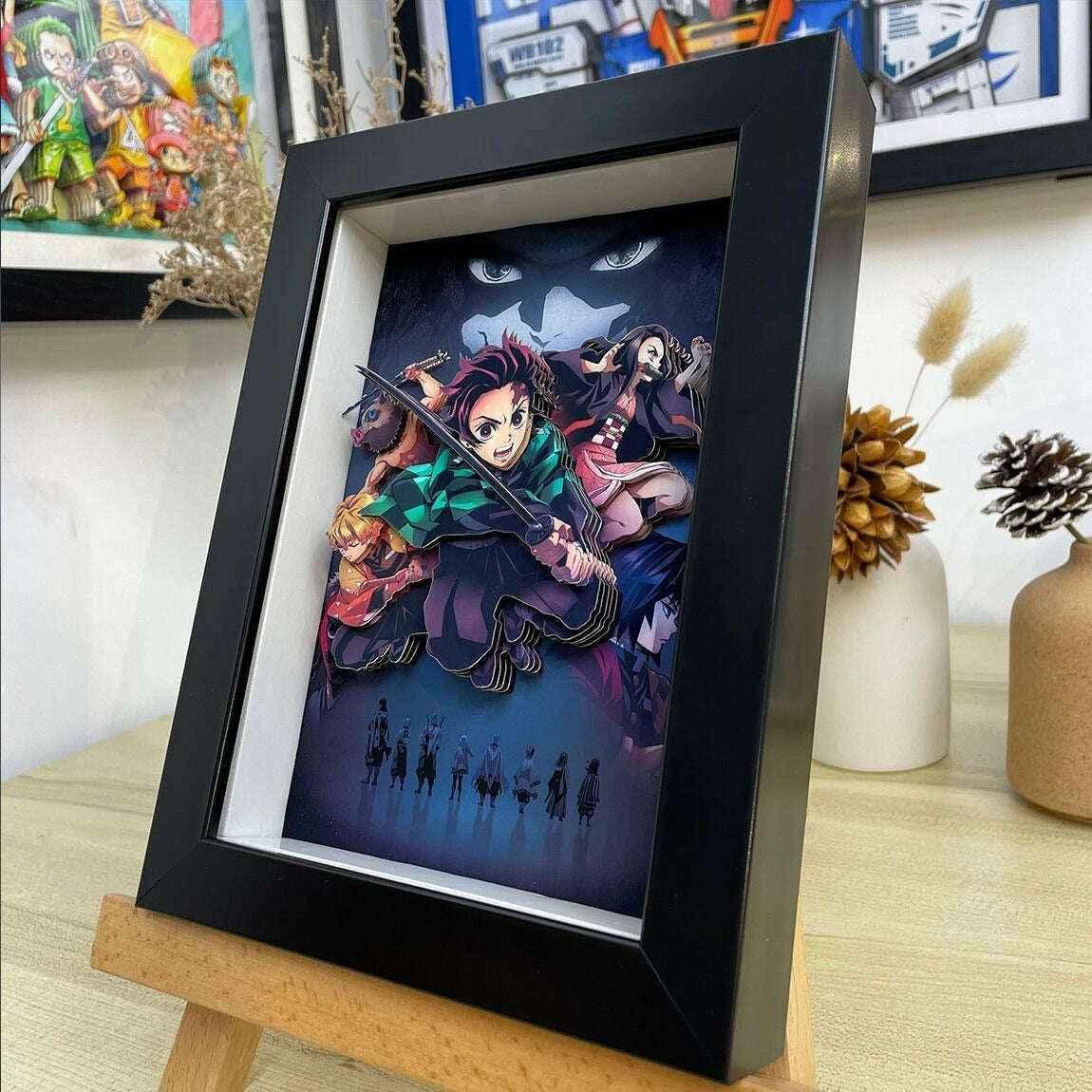 Demon Slayer: Tanjiro Kamado 3D Stereoscopic Painting - Mikomarastudio