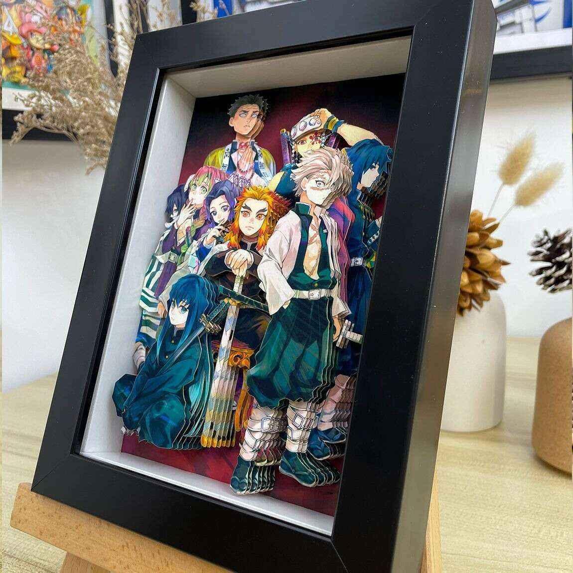 Demon Slayer: Hashira Legacy 3D Stereoscopic Painting - Mikomarastudio