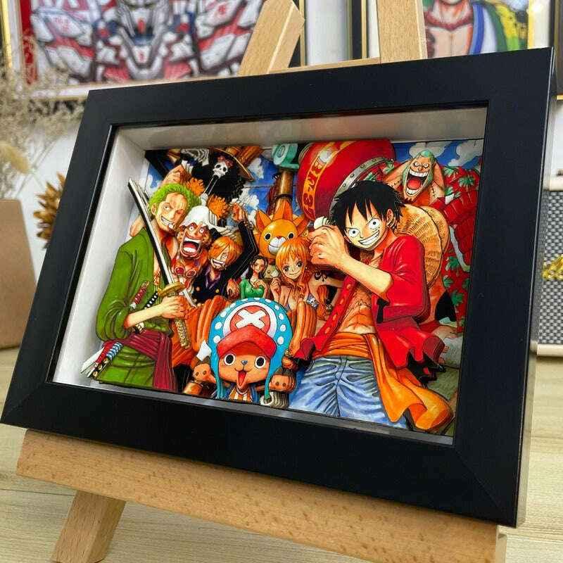 One Piece: All characters III 3D Stereoscopic Painting - Mikomarastudio