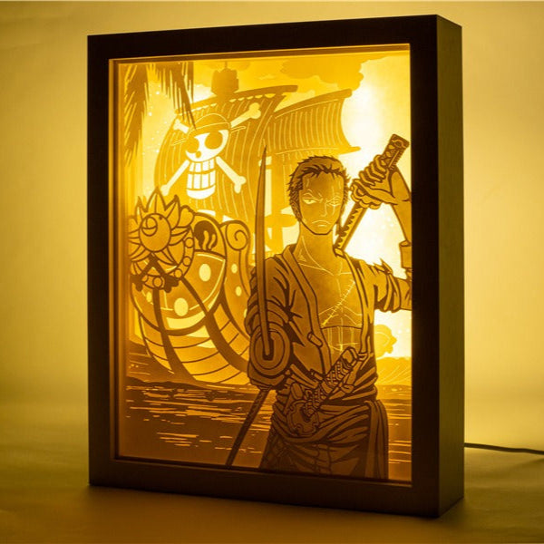 One piece: Rorona Zoro LED Painting