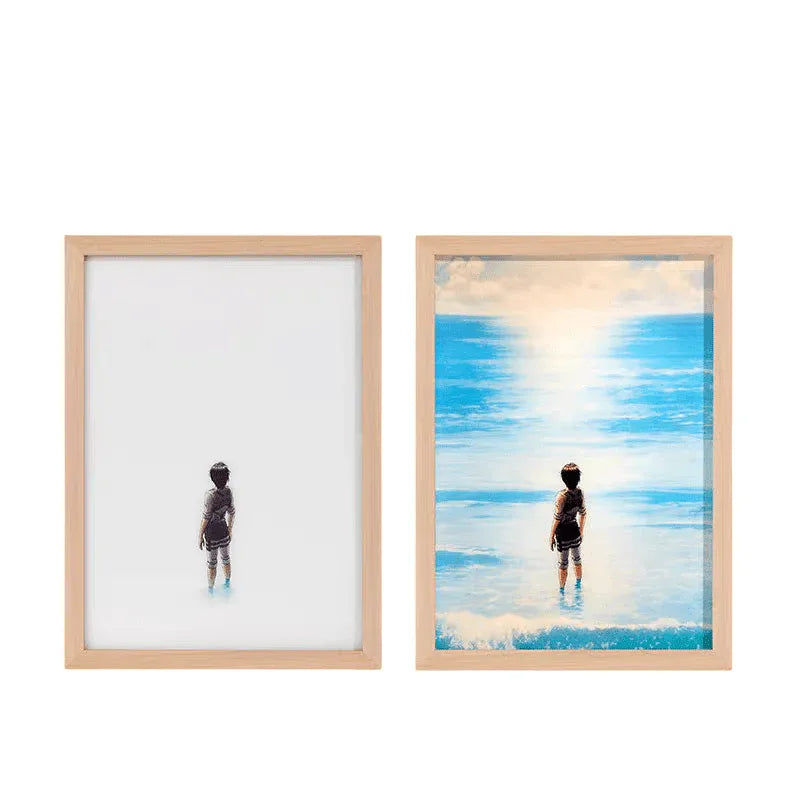 Attack on Titan LED Painting Lamp - A4 Size - Mikomarastudio
