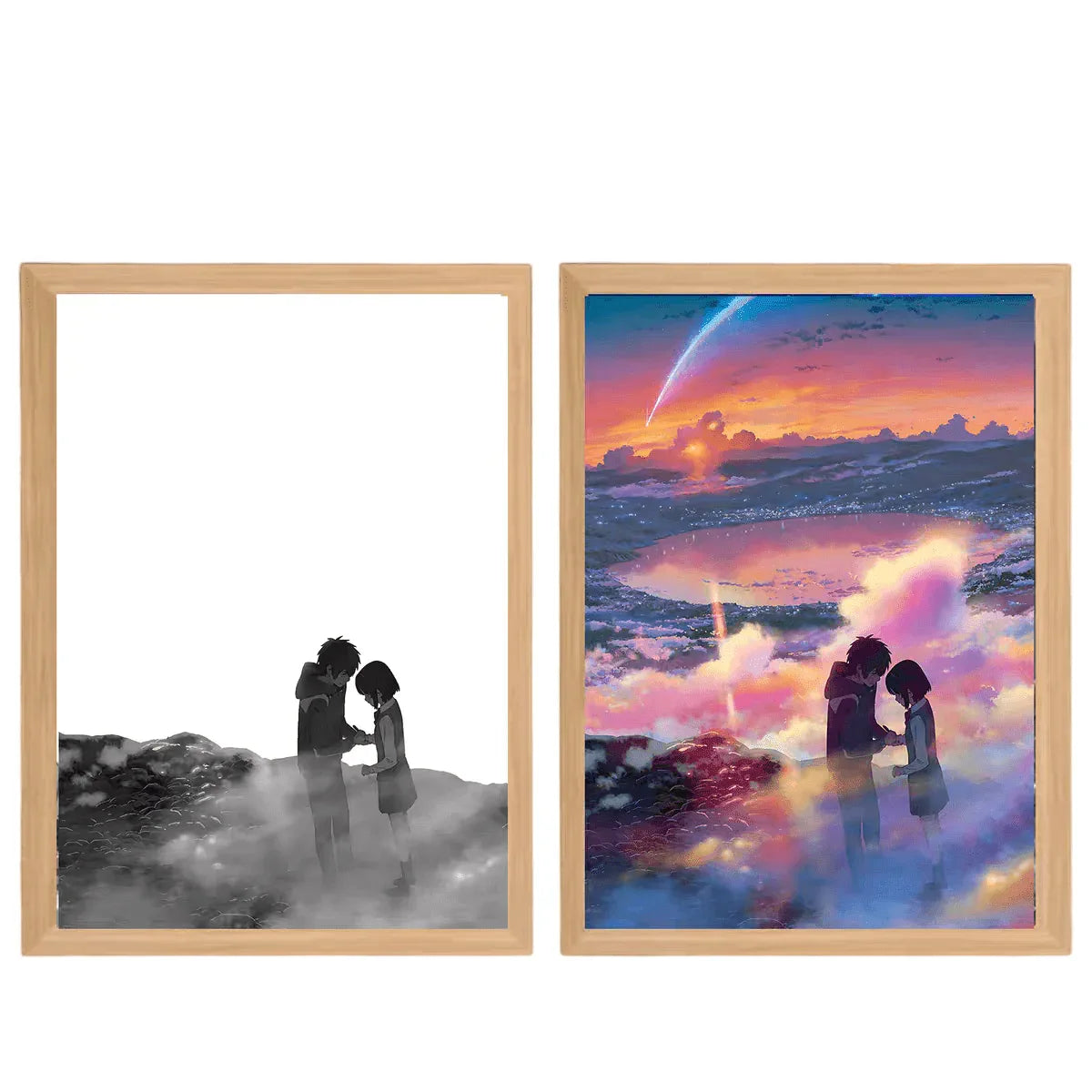Your Name LED Painting Lamp - A4 Size - Mikomarastudio
