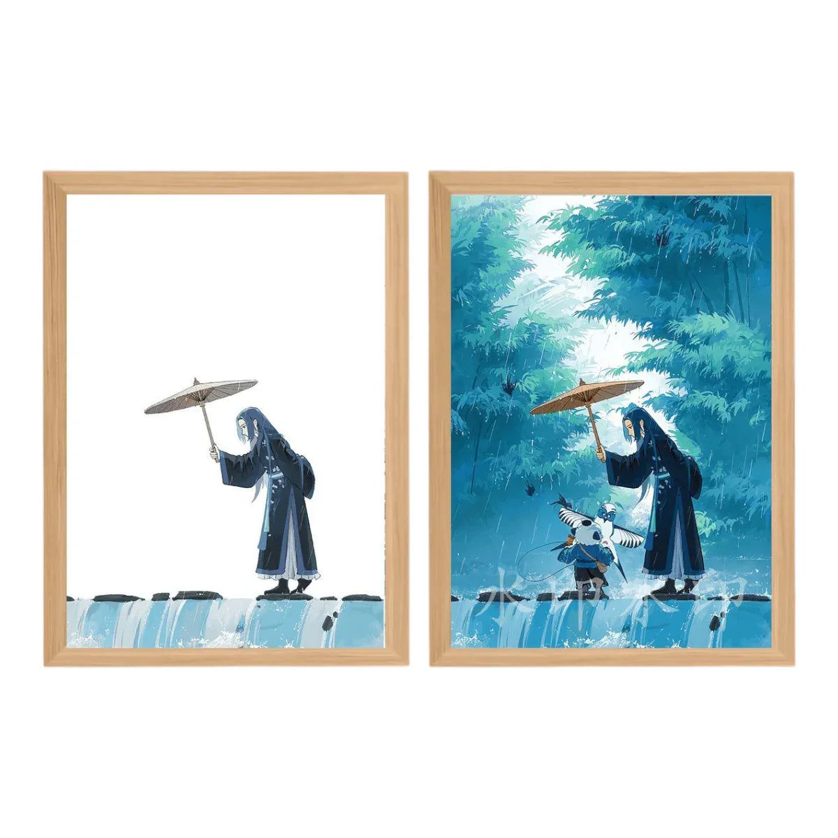 The Legend of Hei LED Painting Lamp - A4 Size - Mikomarastudio