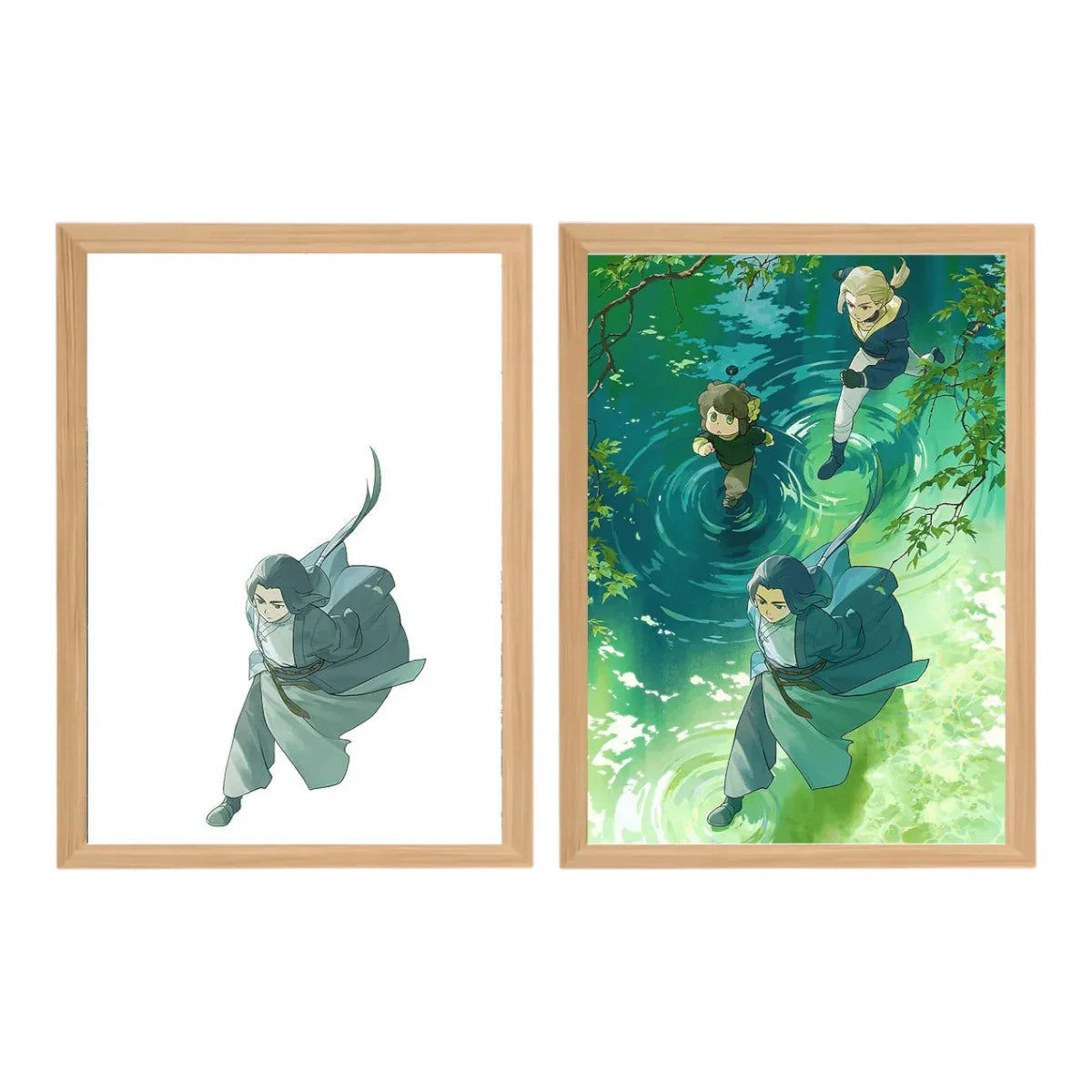 The Legend of Hei LED Painting Lamp - A4 Size - Mikomarastudio