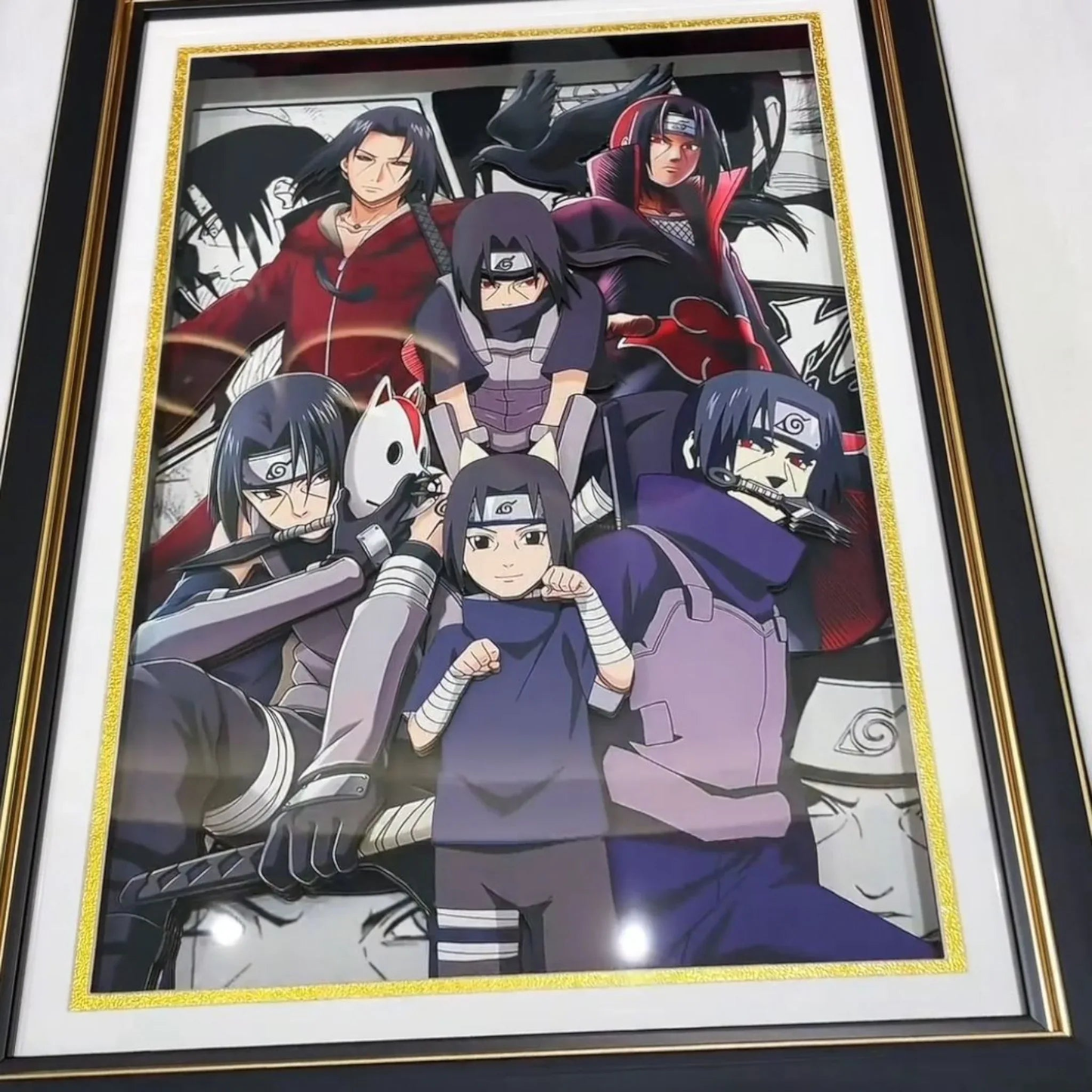 Naruto: Itachi Uchiha 3D Stereoscopic Painting - Mikomarastudio