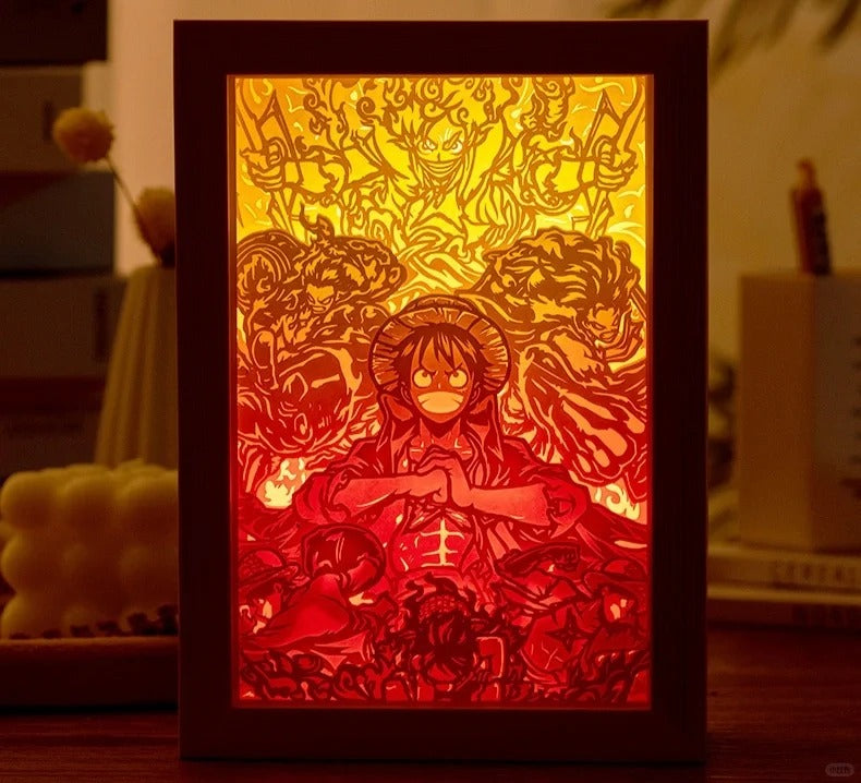 One piece: Monkey D. Luffy LED Painting