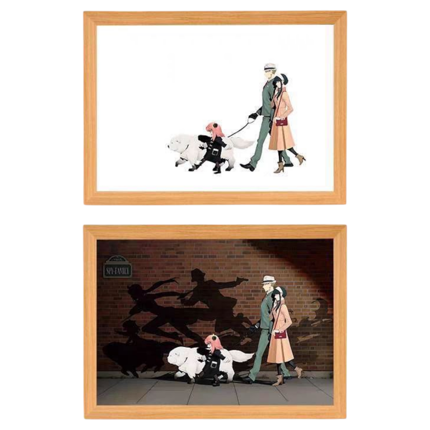 Spy x Family LED Painting - A4 Size