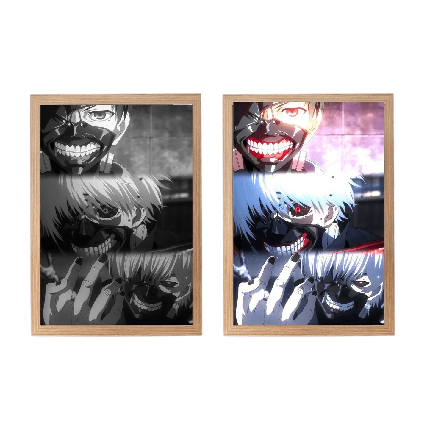 Tokyo Ghoul LED Painting Lamp - A4 Size - Mikomarastudio