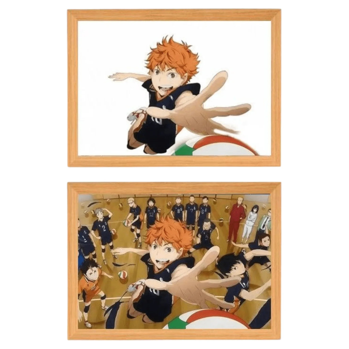 Haikyuu:Shoyo Hinata LED Painting Lamp - A4 Size - Mikomarastudio