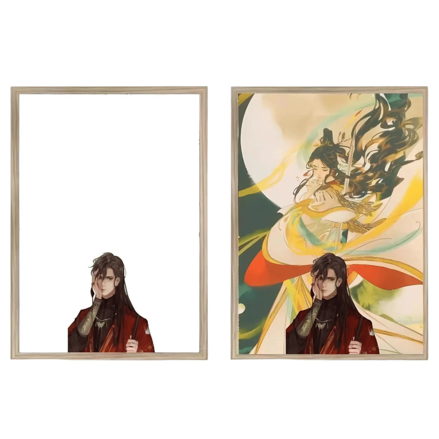 Heaven Official's Blessing LED Painting Lamp - A4 Size - Mikomarastudio