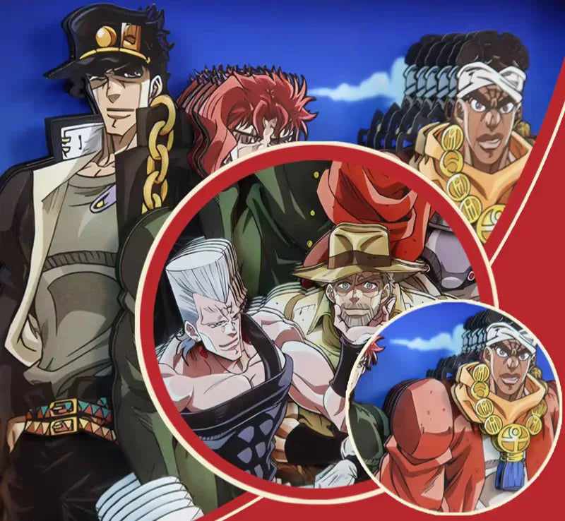 Jojo's Bizzare Adventure 3D Stereoscopic Painting - Mikomarastudio