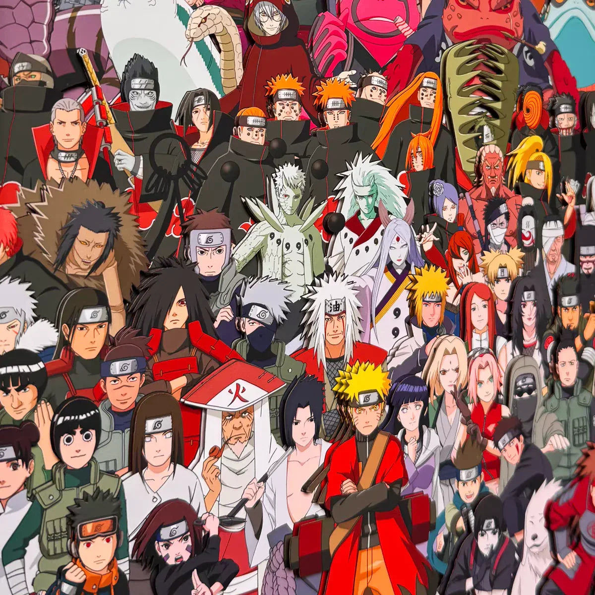 Naruto 3D Stereoscopic Painting - Mikomarastudio