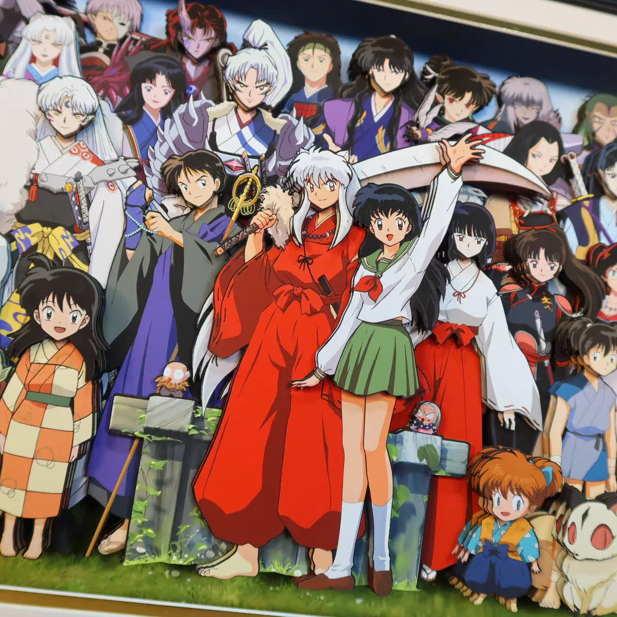 Inuyasha 3D Stereoscopic Painting - Mikomarastudio