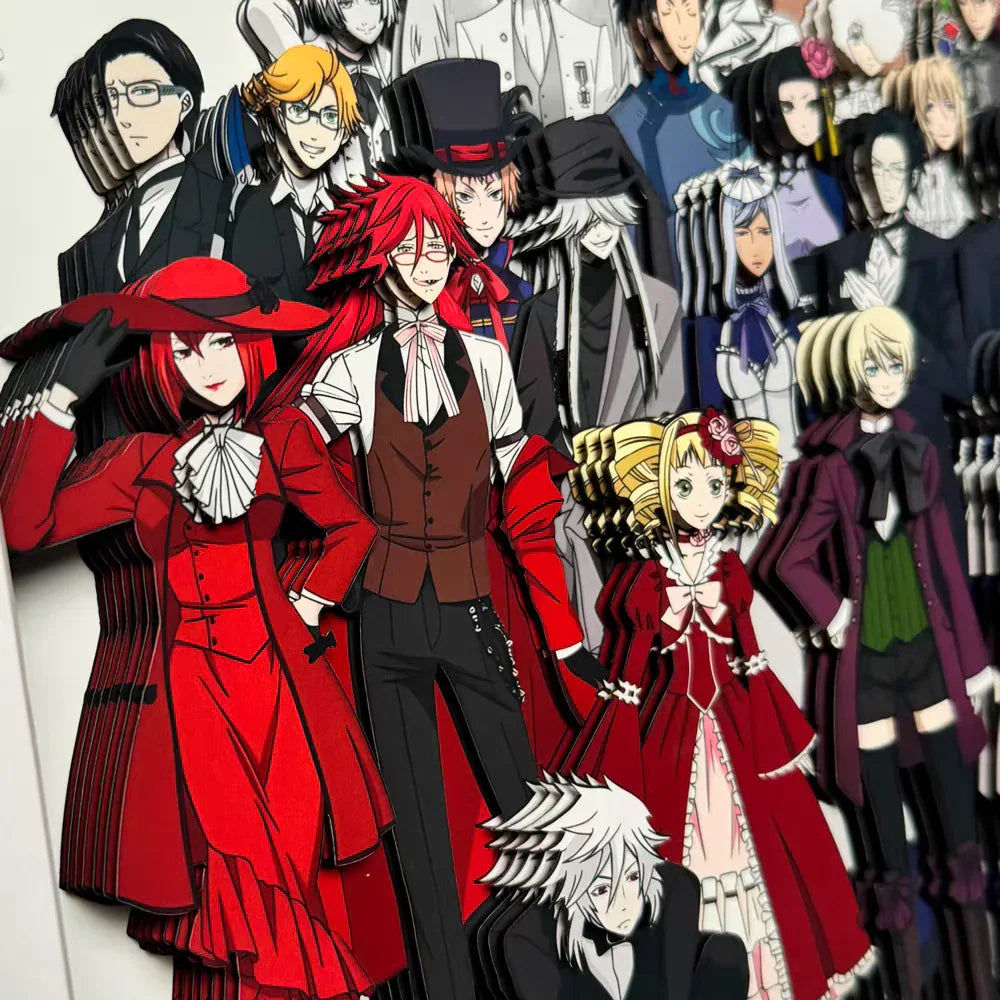 Black Butler 3D Stereoscopic Painting - Mikomarastudio