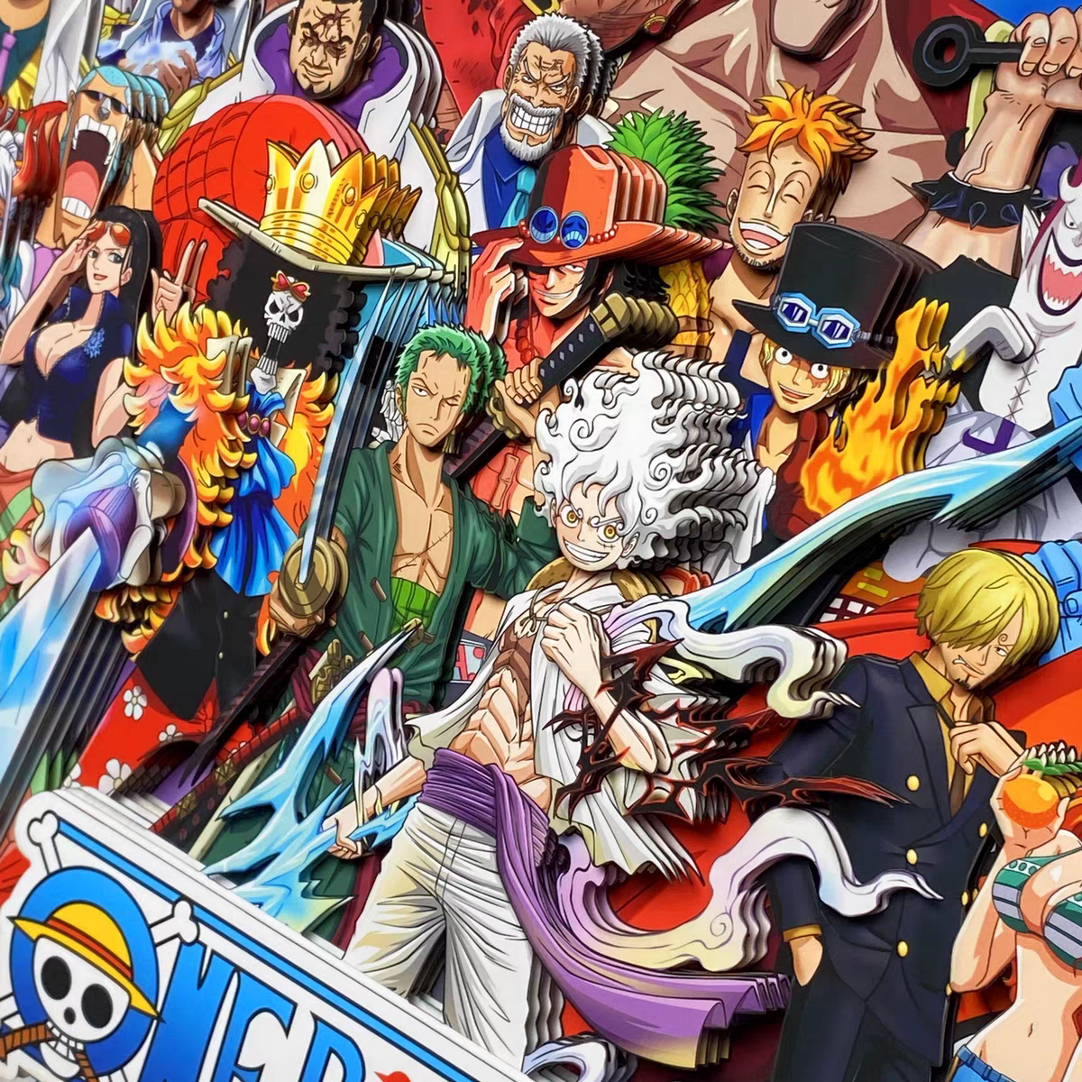 One Piece 3D Stereoscopic Painting