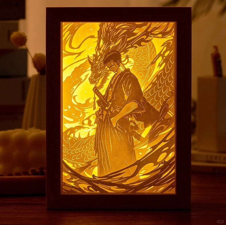 One piece: Rorona Zoro II LED Painting