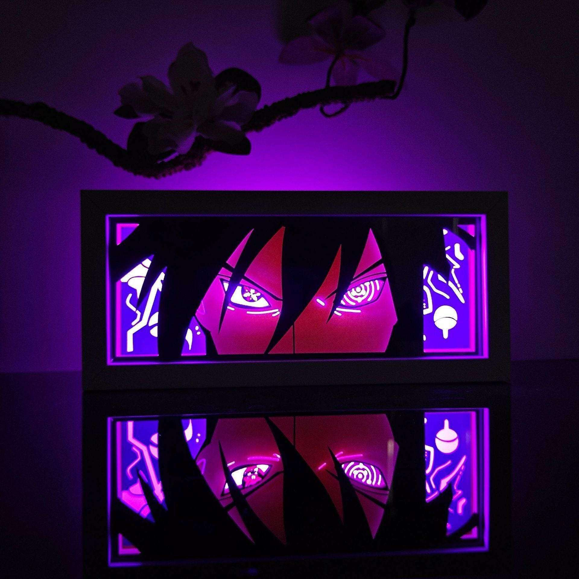 Naruto: Sasuke Lightbox - Mikomarastudio