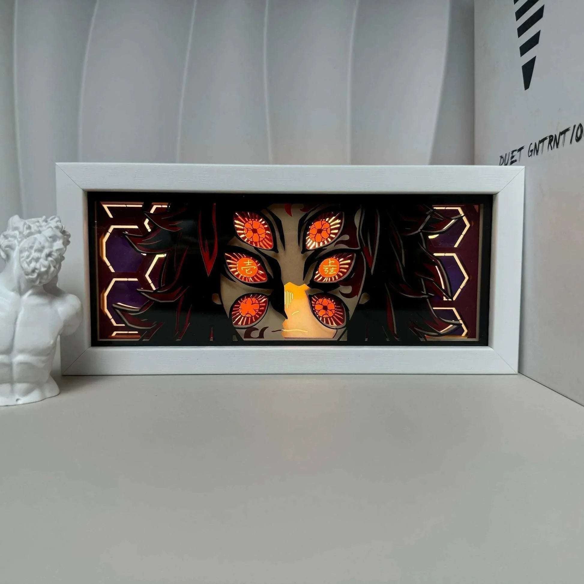 Demon Slayer: Kokushibo Lightbox - Mikomarastudio