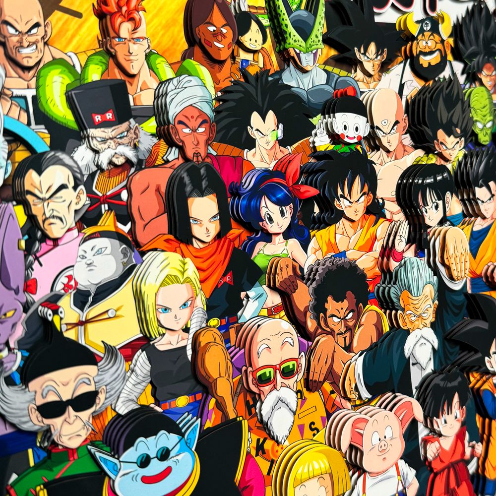 Dragon Ball 3d Stereoscopic Painting
