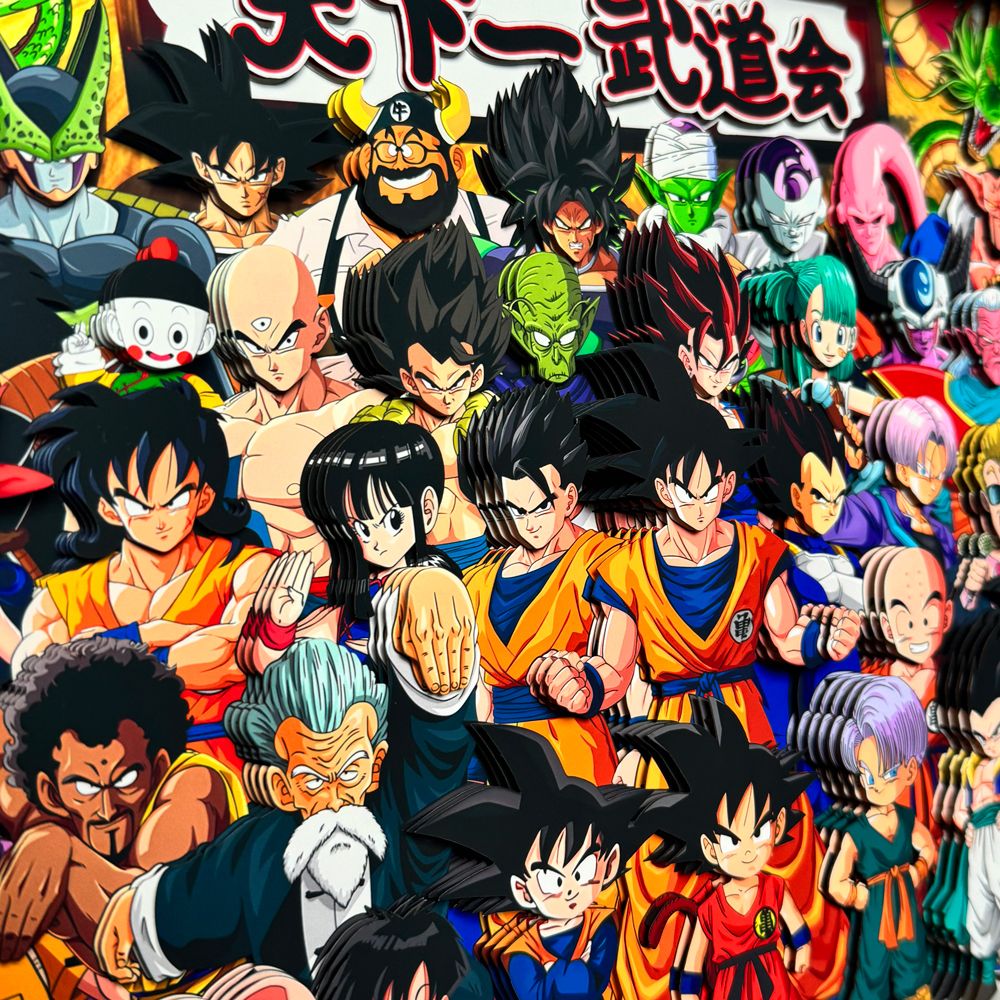 Dragon Ball 3d Stereoscopic Painting