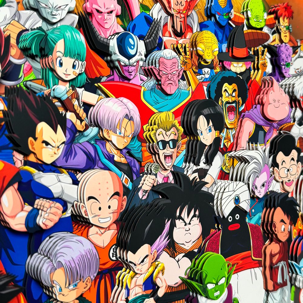 Dragon Ball 3d Stereoscopic Painting