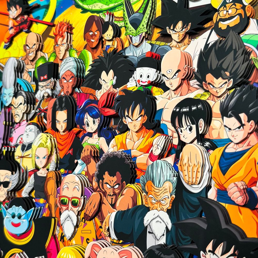 Dragon Ball 3d Stereoscopic Painting