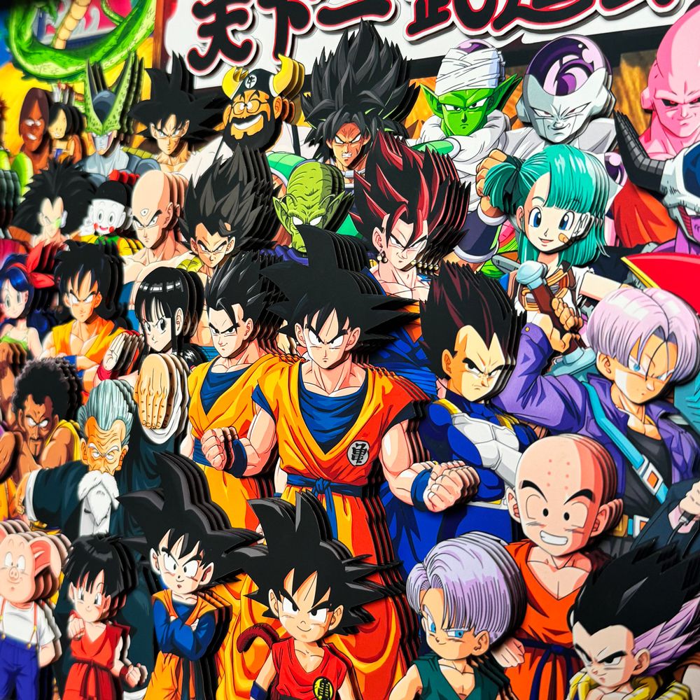 Dragon Ball 3d Stereoscopic Painting