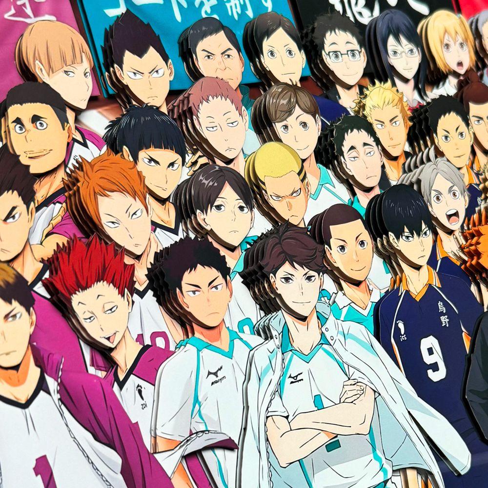 Haikyuu 3D Stereoscopic Painting