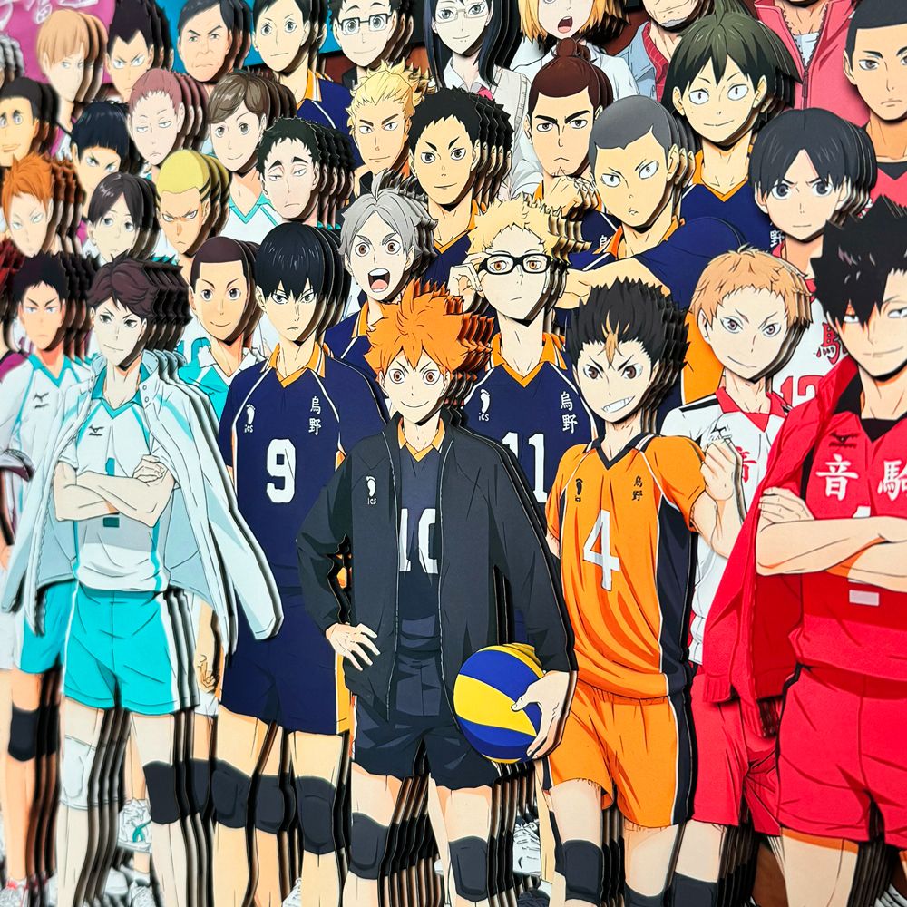 Haikyuu 3D Stereoscopic Painting