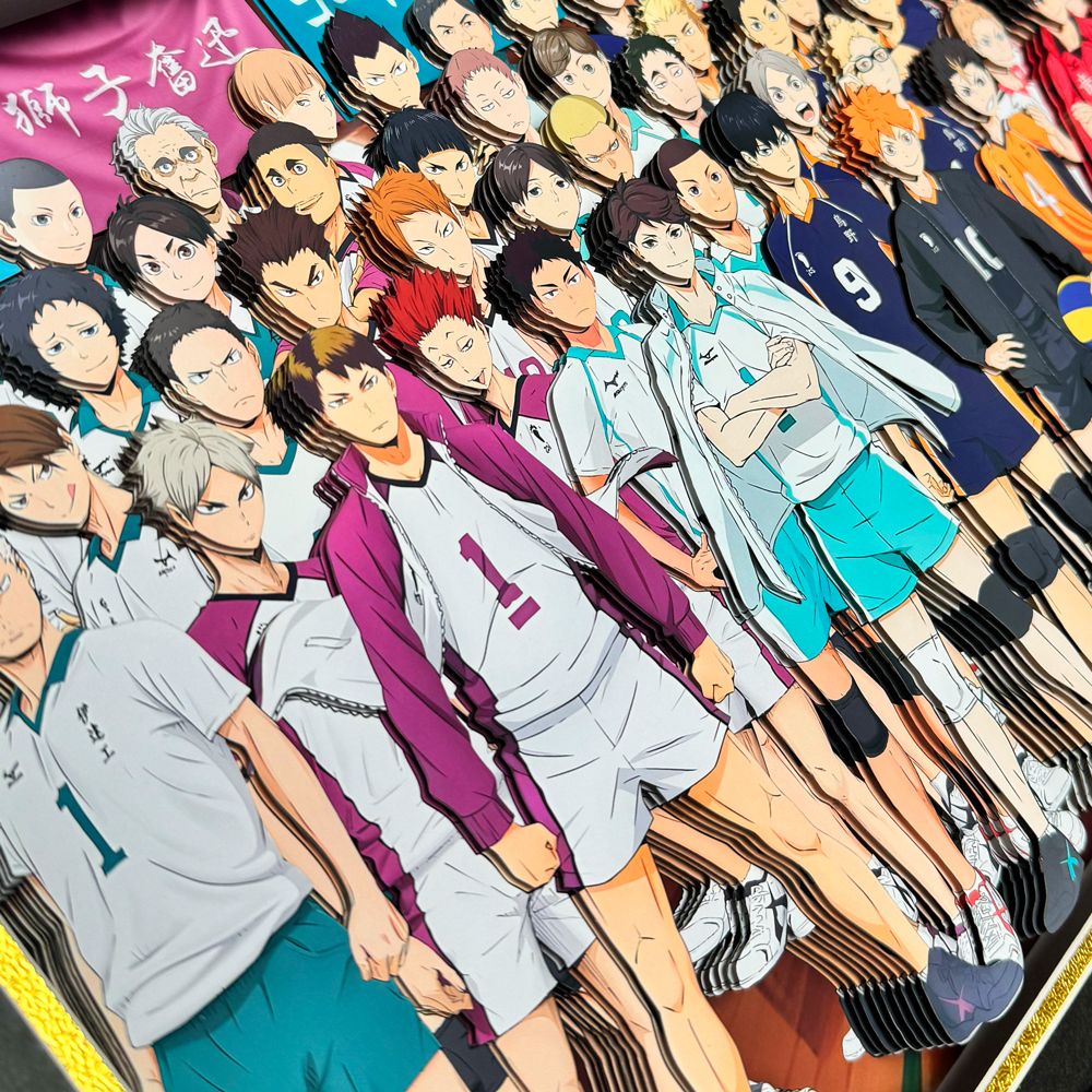 Haikyuu 3D Stereoscopic Painting