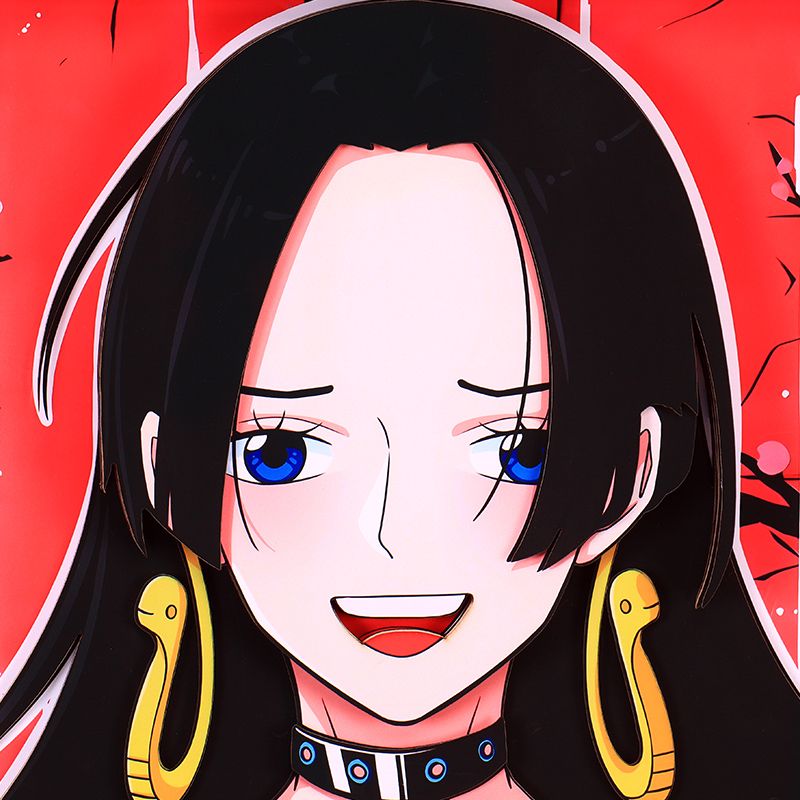 One Piece : Boa Hancock 3D Stereoscopic Painting
