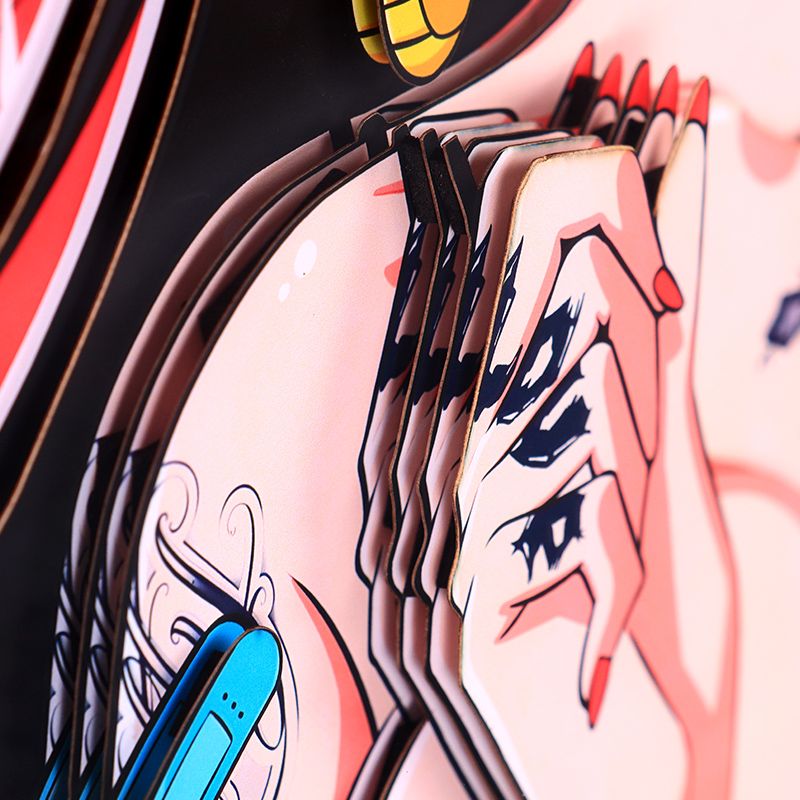 One Piece : Boa Hancock 3D Stereoscopic Painting