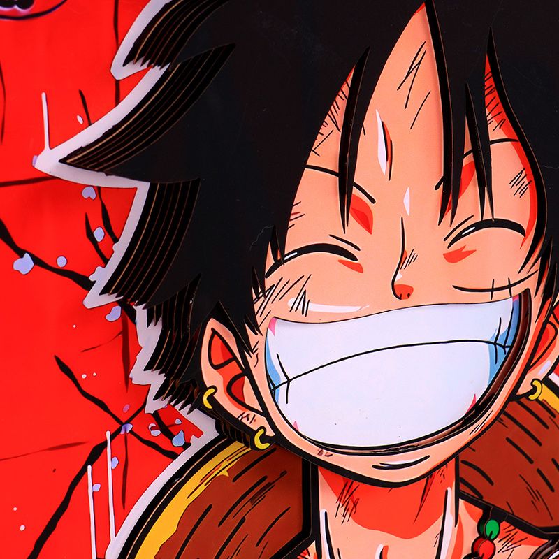 One Piece : Luffy 3D Stereoscopic Painting