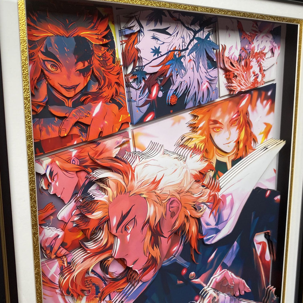 Demon Slayer: Rengoku 3D Stereoscopic Painting