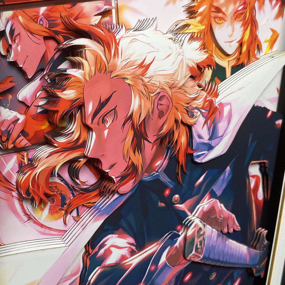 Demon Slayer: Rengoku 3D Stereoscopic Painting