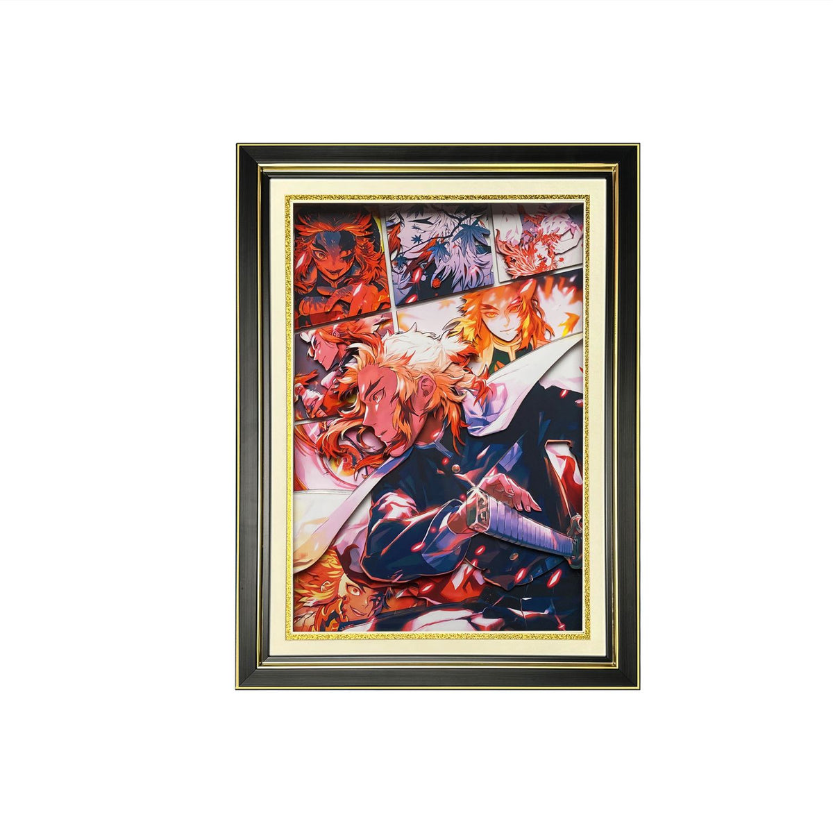 Demon Slayer: Rengoku 3D Stereoscopic Painting