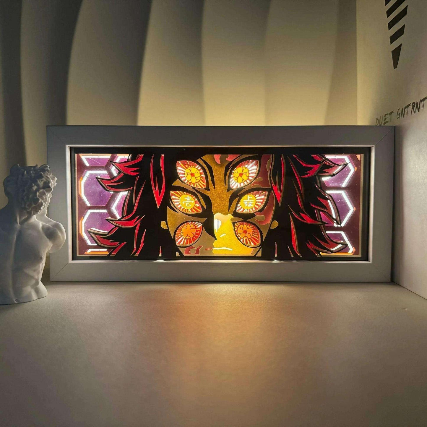 Demon Slayer: Kokushibo Lightbox - Mikomarastudio